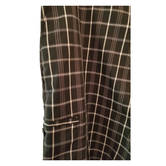 Adidas Shorts‎ Plaid Black White Men's Size 38 Inseam 11 in - Picture 5 of 8